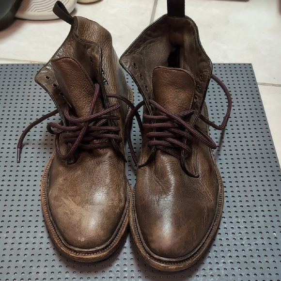 To Boot Dark Brown Leather Men's Boots - Picture 1 of 9